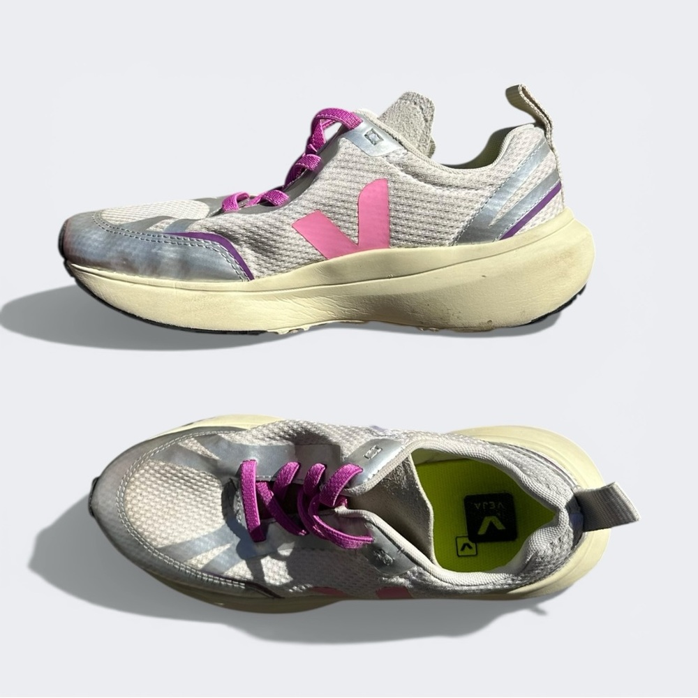 Veja Kids Canaray Sneakers Size 3 - Lightweight Athletic Shoes